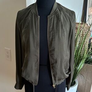 H&M Divided Olive Green Women's Bomber Jacket  - Size 12